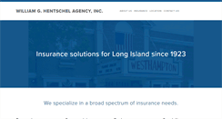 Desktop Screenshot of hentschelagency.com